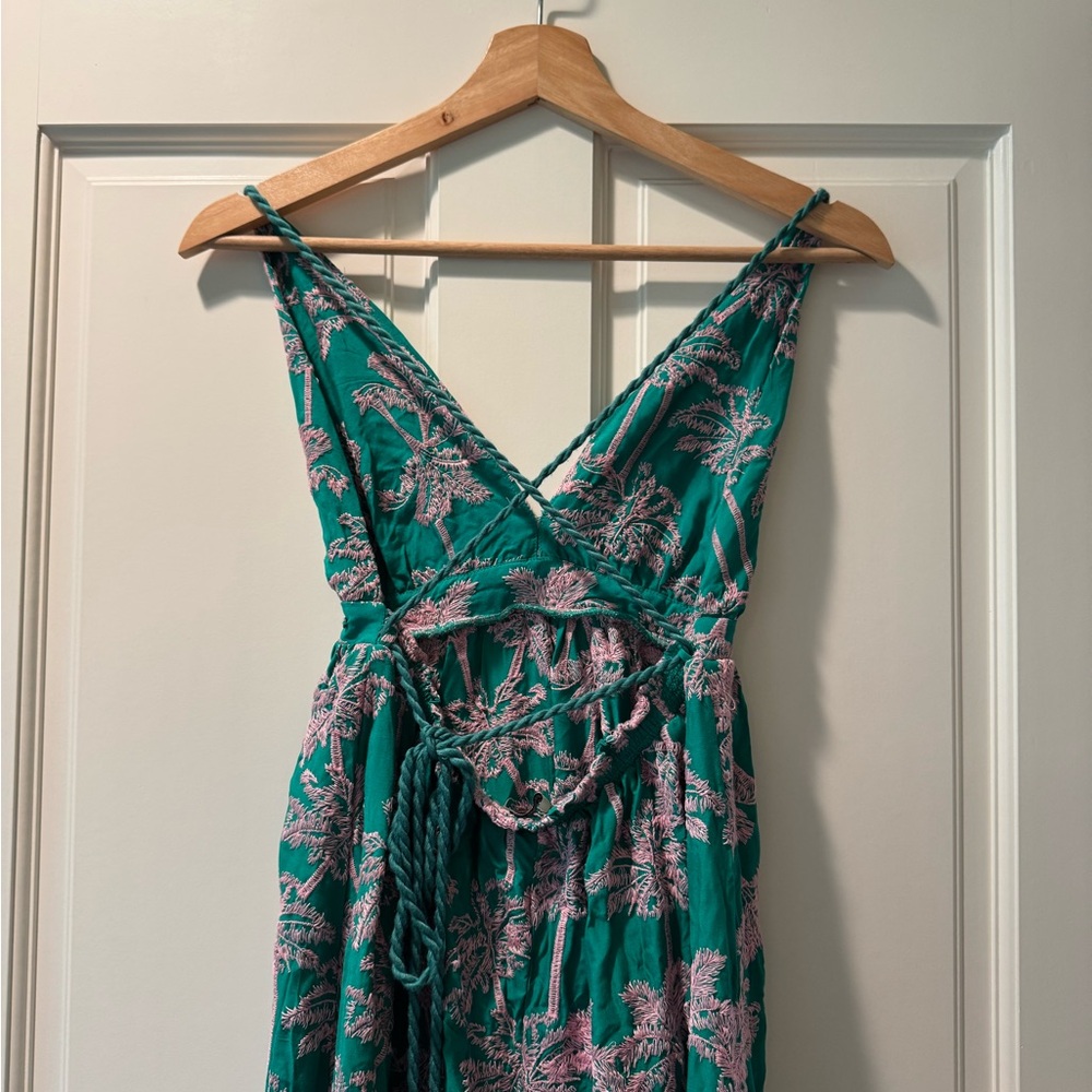 Maaji Teal and Lilac Beachy Maxi Dress - Picture 4 of 5